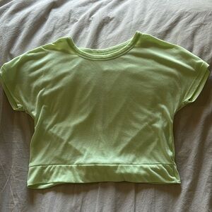 Old Navy Active Youth: L (10-12) Lime Green T-Shirt
